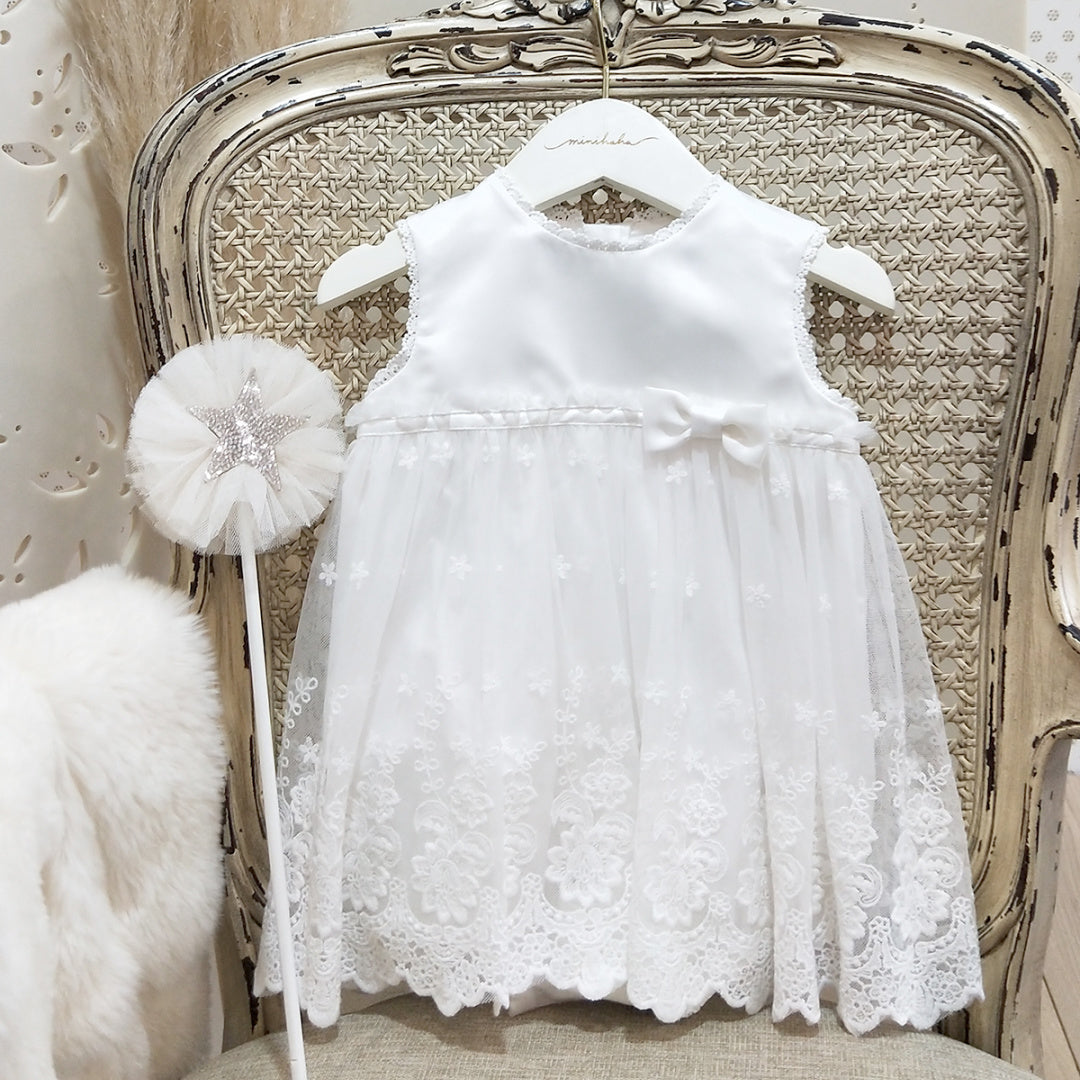 BEBE LACE OVERLAY ROMPER - Lollypop Lane Kidswear BEBE LACE OVERLAY ROMPER - Lollypop Lane Kidswear