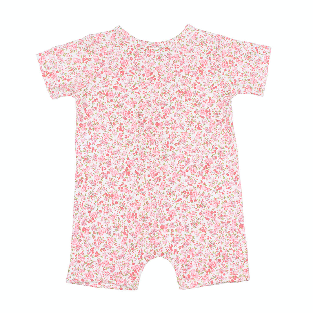 BEBE WHITE LABEL BABY GIRLS FLORAL ROMPER