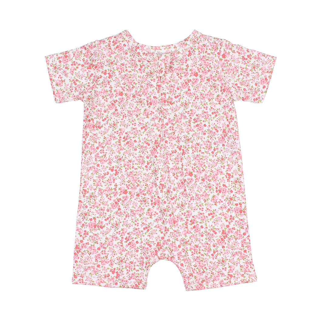 BEBE WHITE LABEL BABY GIRLS FLORAL ROMPER