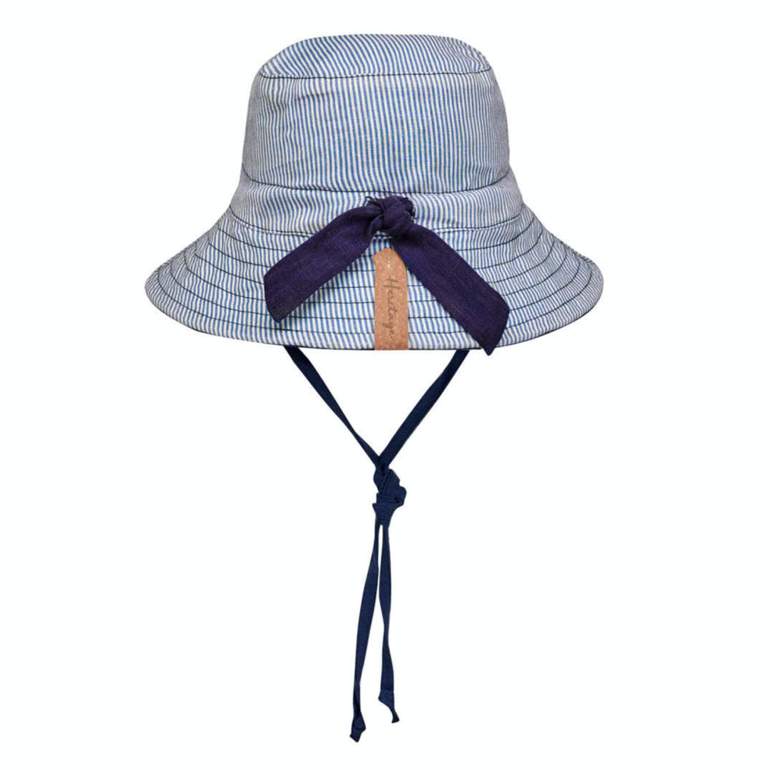 BEDHEAD HERITAGE 'EXPLORER' KIDS REVERSIBLE SUN HAT - CHARLIE / INDIGO
