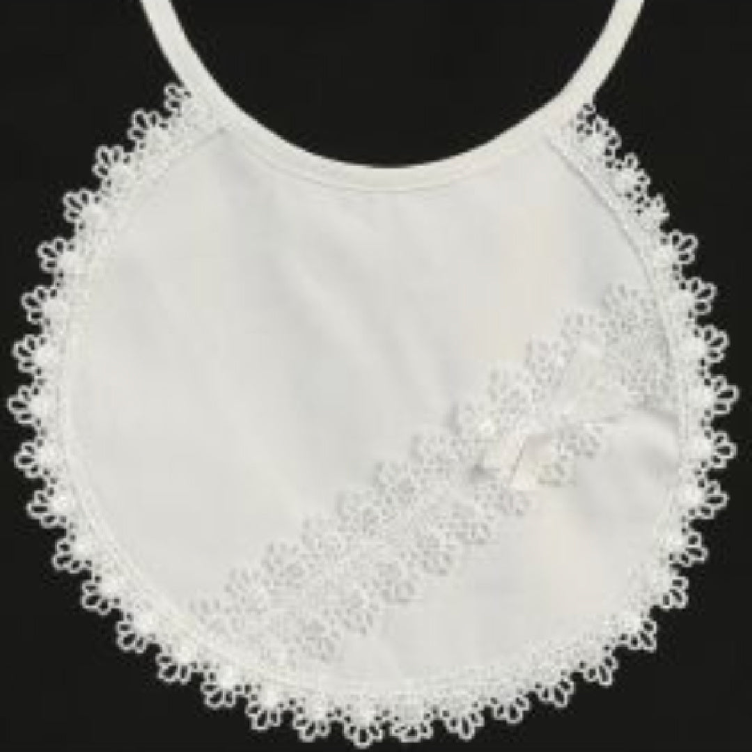 Lace baby hot sale bib