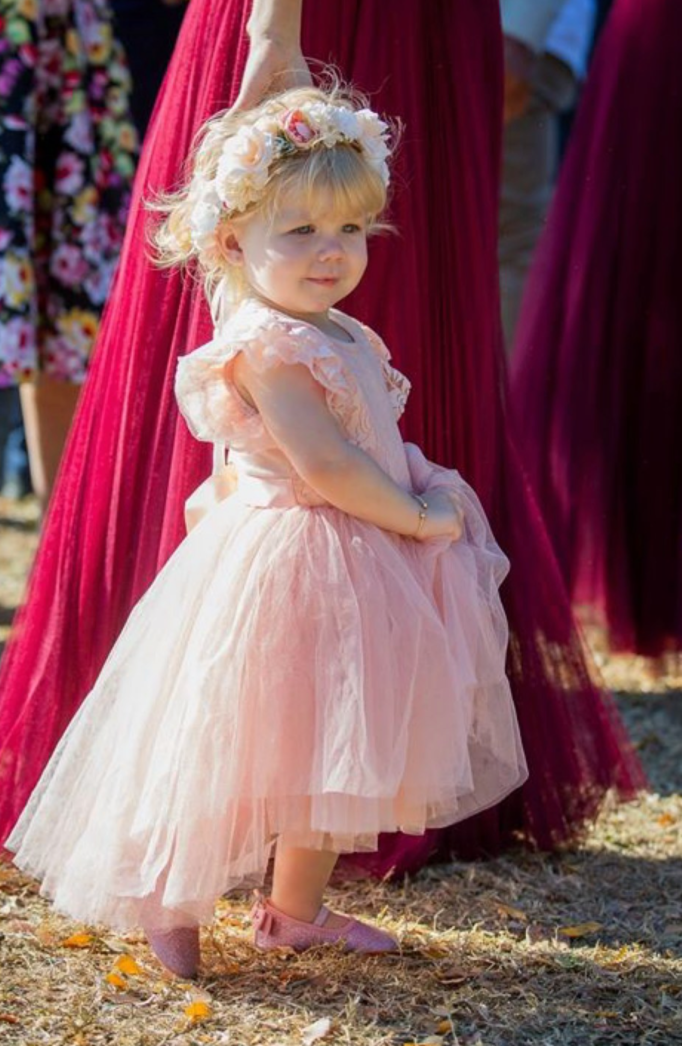 designer kidz tutu dress Designer Kidz | Libby Lace Short Sleeved Tutu Dress