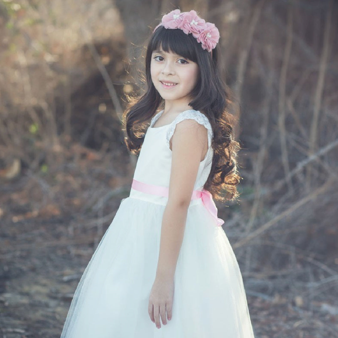 EXECUKIDS 'EVA' DRESS - EK12 [IVORY]