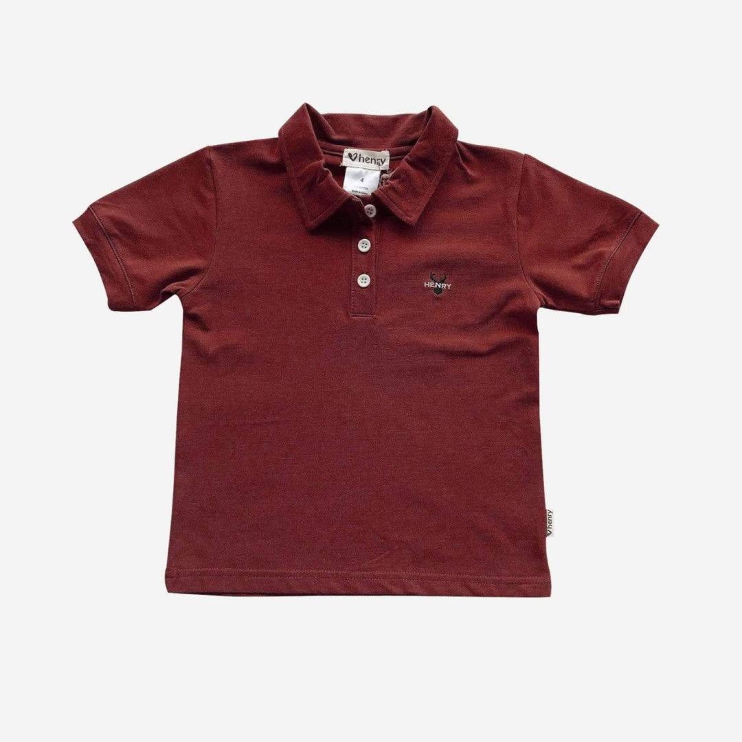 LOVE HENRY BOYS POLO SHIRT - RED