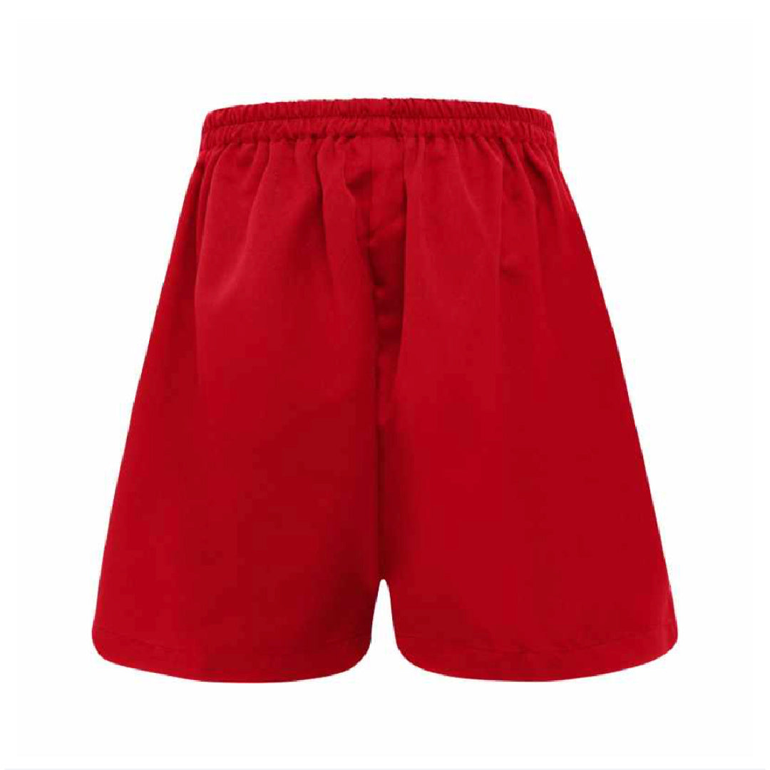 LWR GIRLS SCHOOL SKORT [RED]