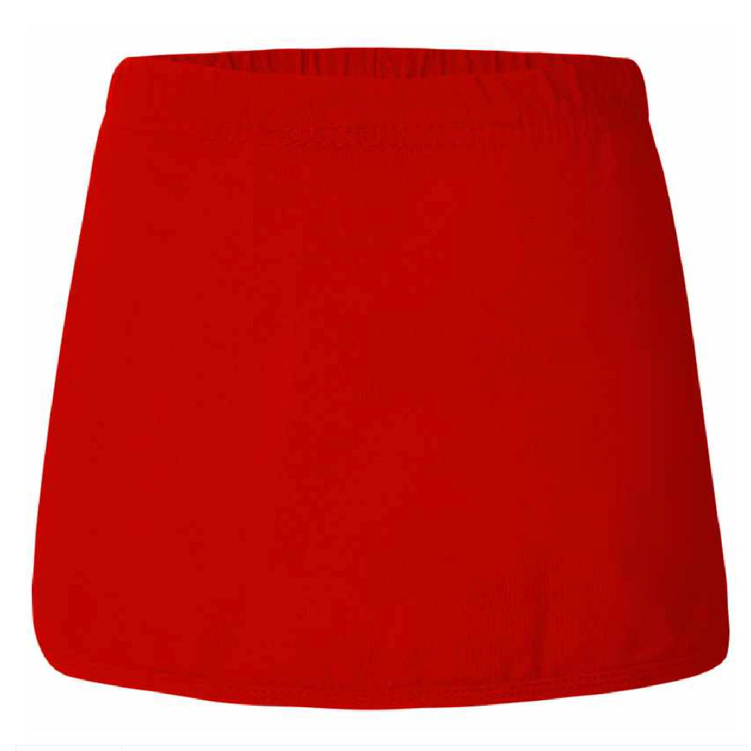 LWR SPORTS SKIRT (KNIT) WITH SHORTS [RED]