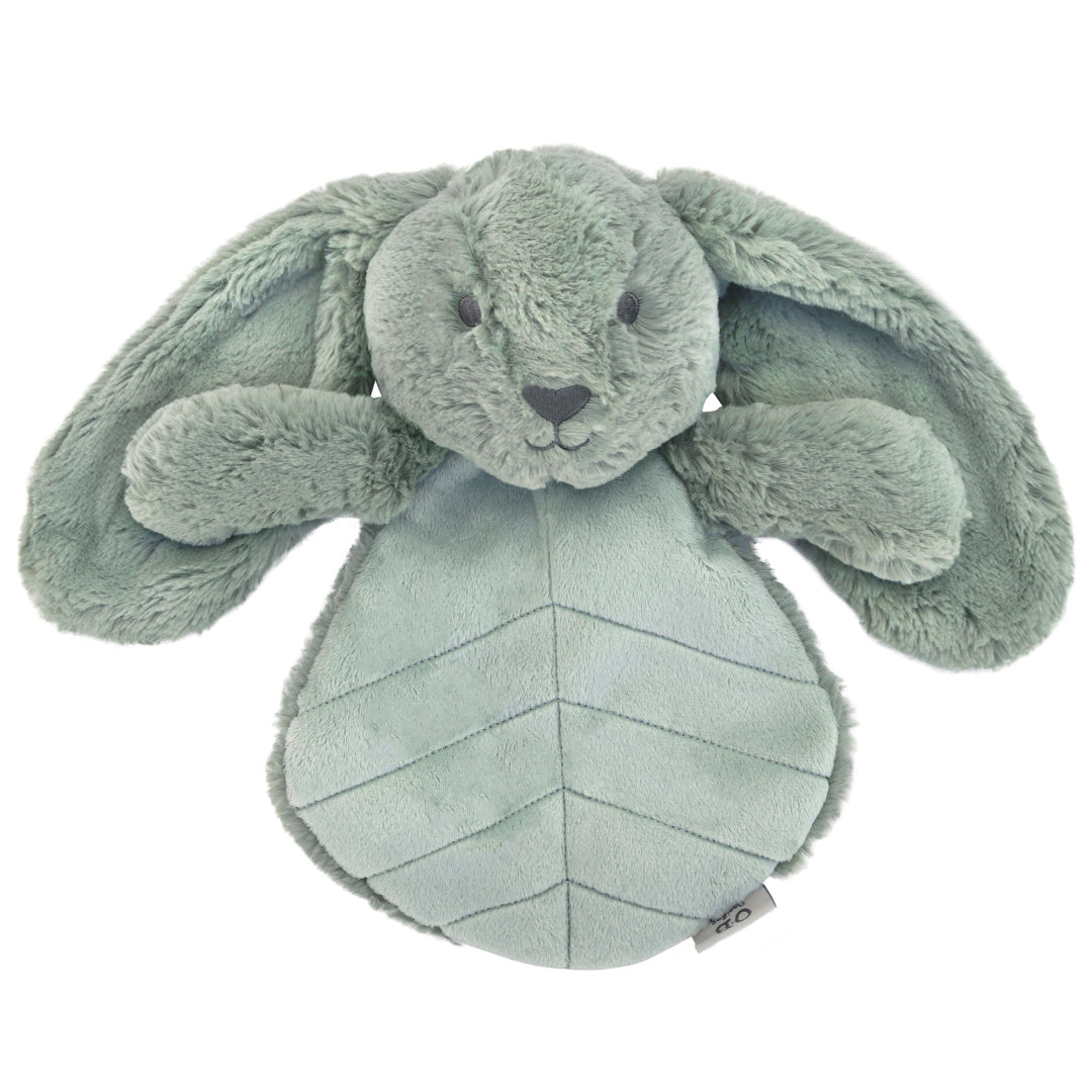 OB DESIGNS BABY COMFORTER - BEAU BUNNY SAGE GREEN