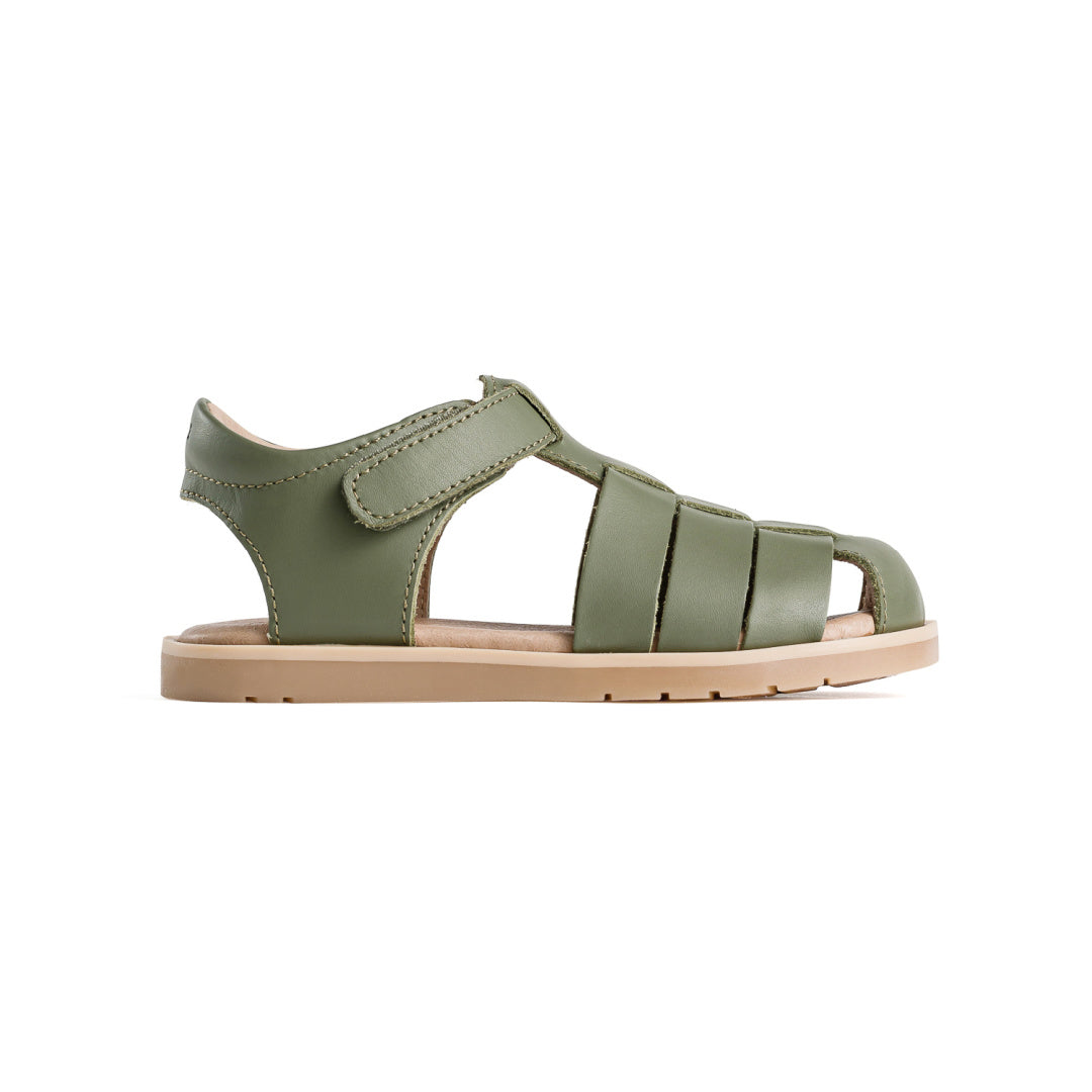 PRETTY BRAVE ROCCO SANDAL OLIVE Lollypop Lane Kidswear