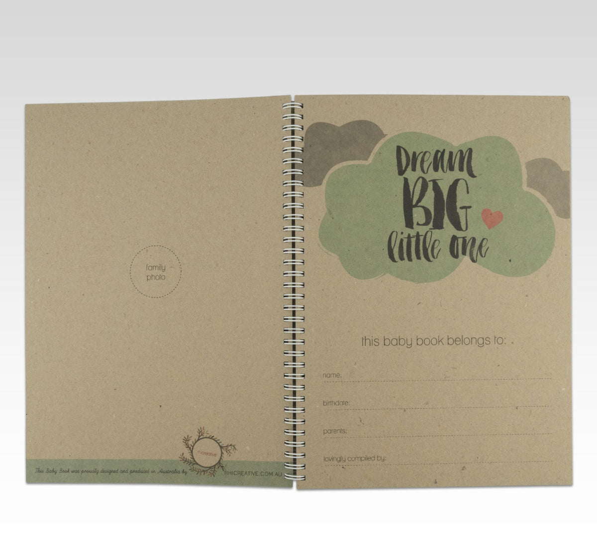 RHICREATIVE BABY RECORD BOOK