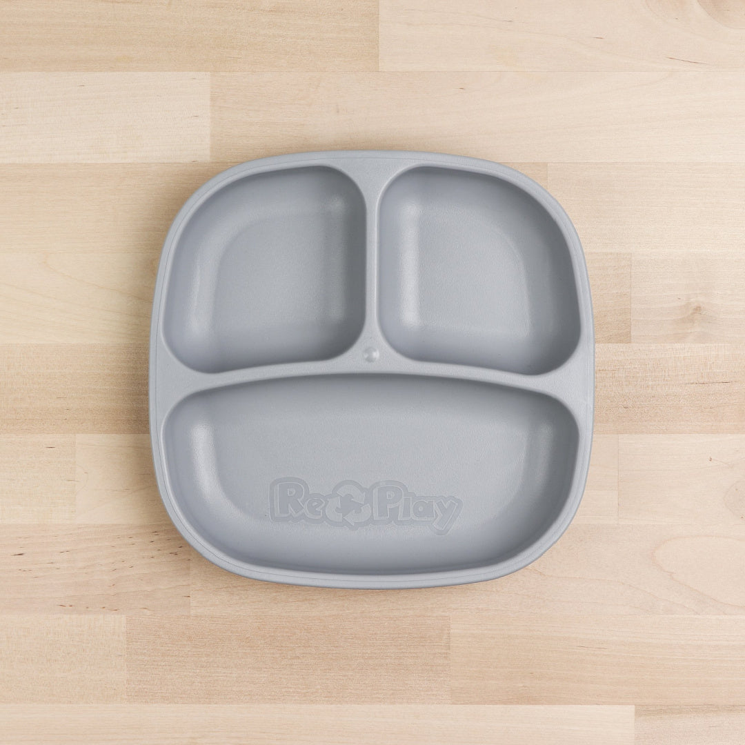 RE-PLAY DIVIDED PLATE - GREY