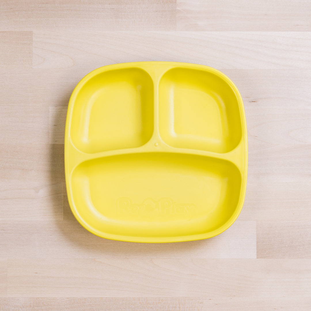 RE-PLAY DIVIDED PLATE - YELLOW