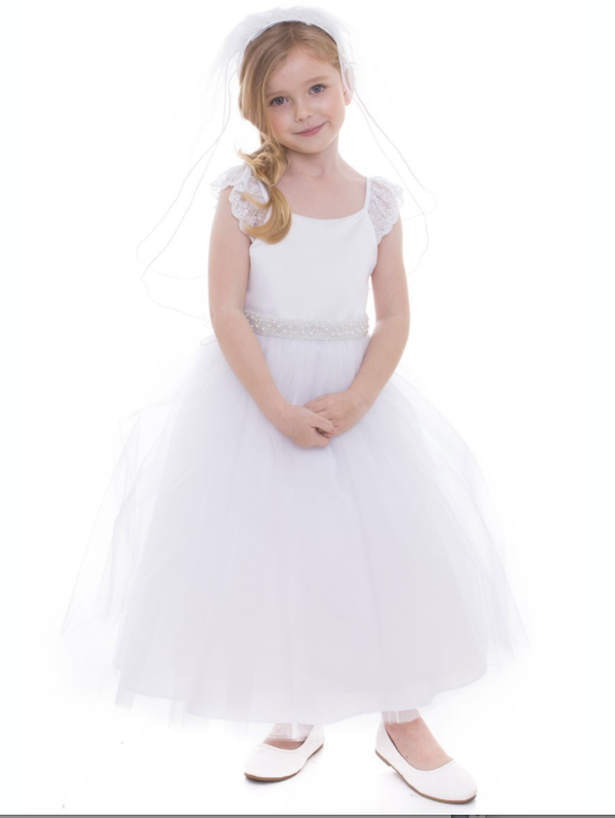 EXECUKIDS 'EVA' DRESS - EK12 [WHITE]