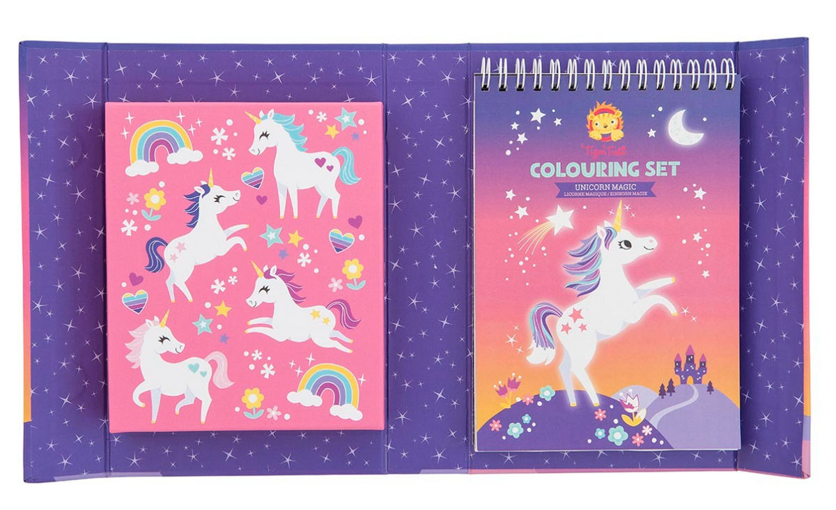 TIGER TRIBE - COLOURING SET - UNICORN
