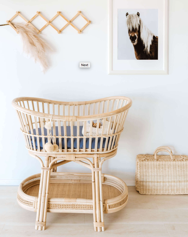 SNUGGLE HUNNY ORGANIC FITTED BASSINET SHEET / CHANGE PAD COVER - REIGN