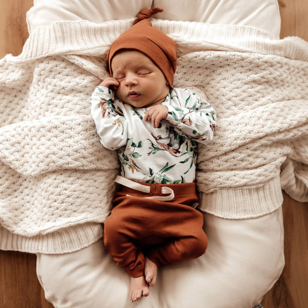 SNUGGLE HUNNY ORGANIC PANTS - BISCUIT