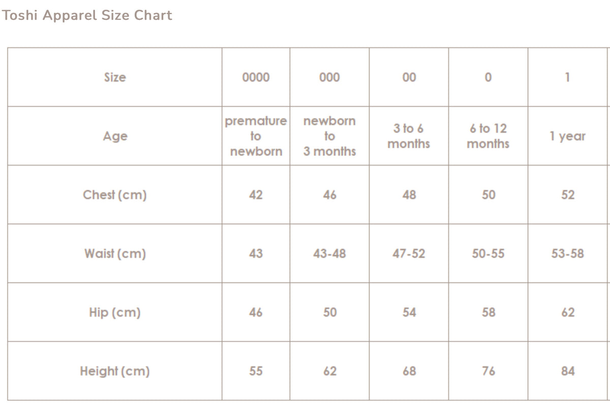 TOSHI CLASSIC BABY ROMPER - LAWRENCE STORM