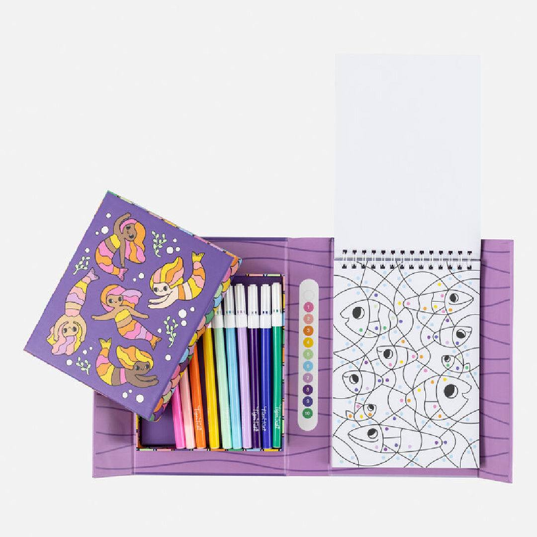 TIGER TRIBE COLOUR BY NUMBERS - MERMAIDS AND FRIENDS