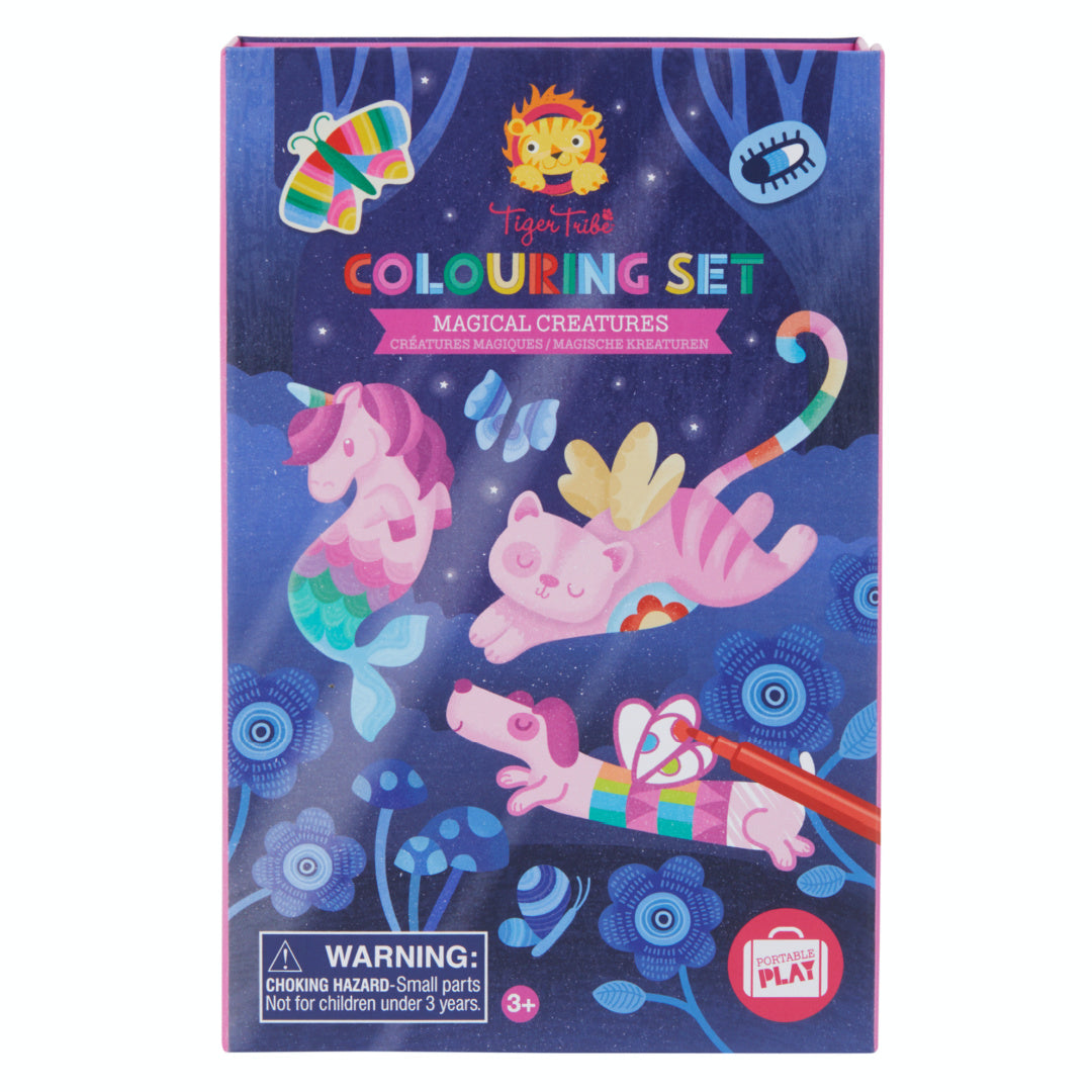 TIGER TRIBE COLOURING SET - MAGICAL CREATURES