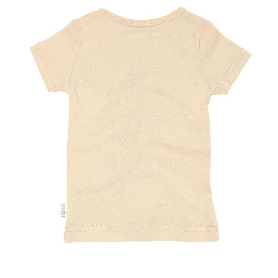 TOSHI DREAMTIME ORGANIC SHORT SLEEVE TEE - ALMOND