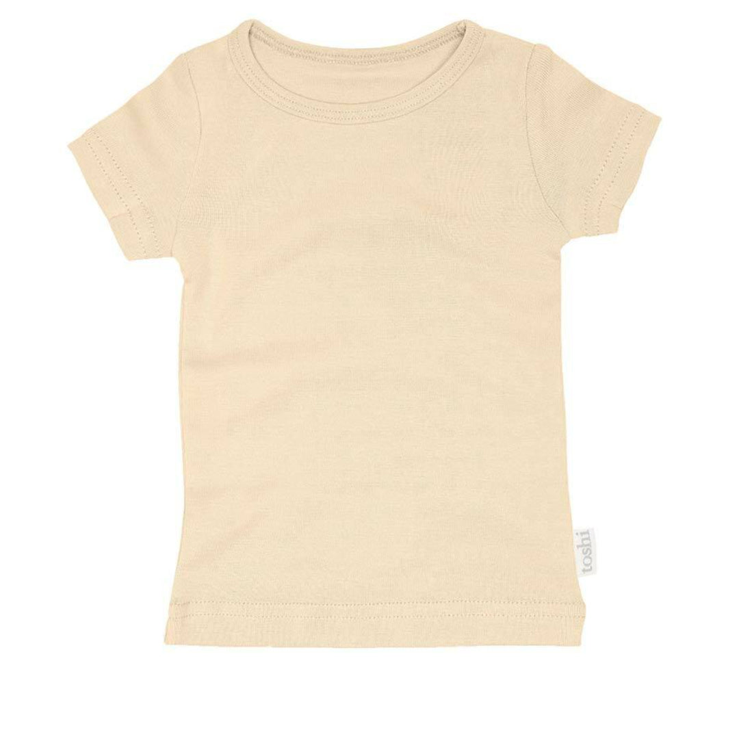 TOSHI DREAMTIME ORGANIC SHORT SLEEVE TEE - ALMOND