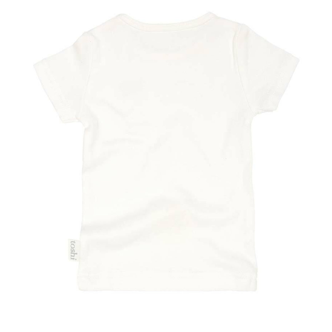 TOSHI DREAMTIME ORGANIC SHORT SLEEVE TEE - CREAMh