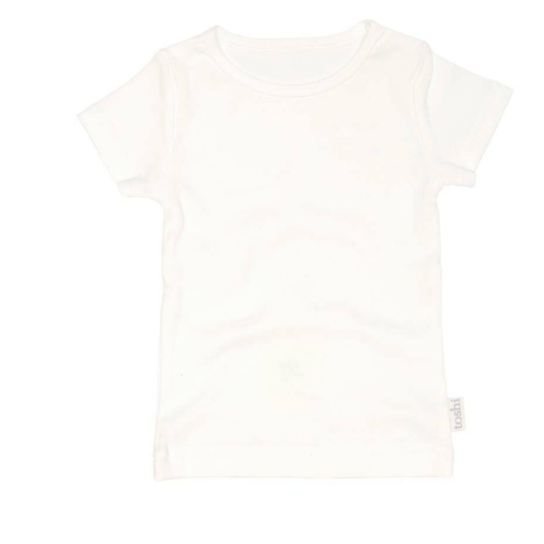TOSHI DREAMTIME ORGANIC SHORT SLEEVE TEE - CREAMh