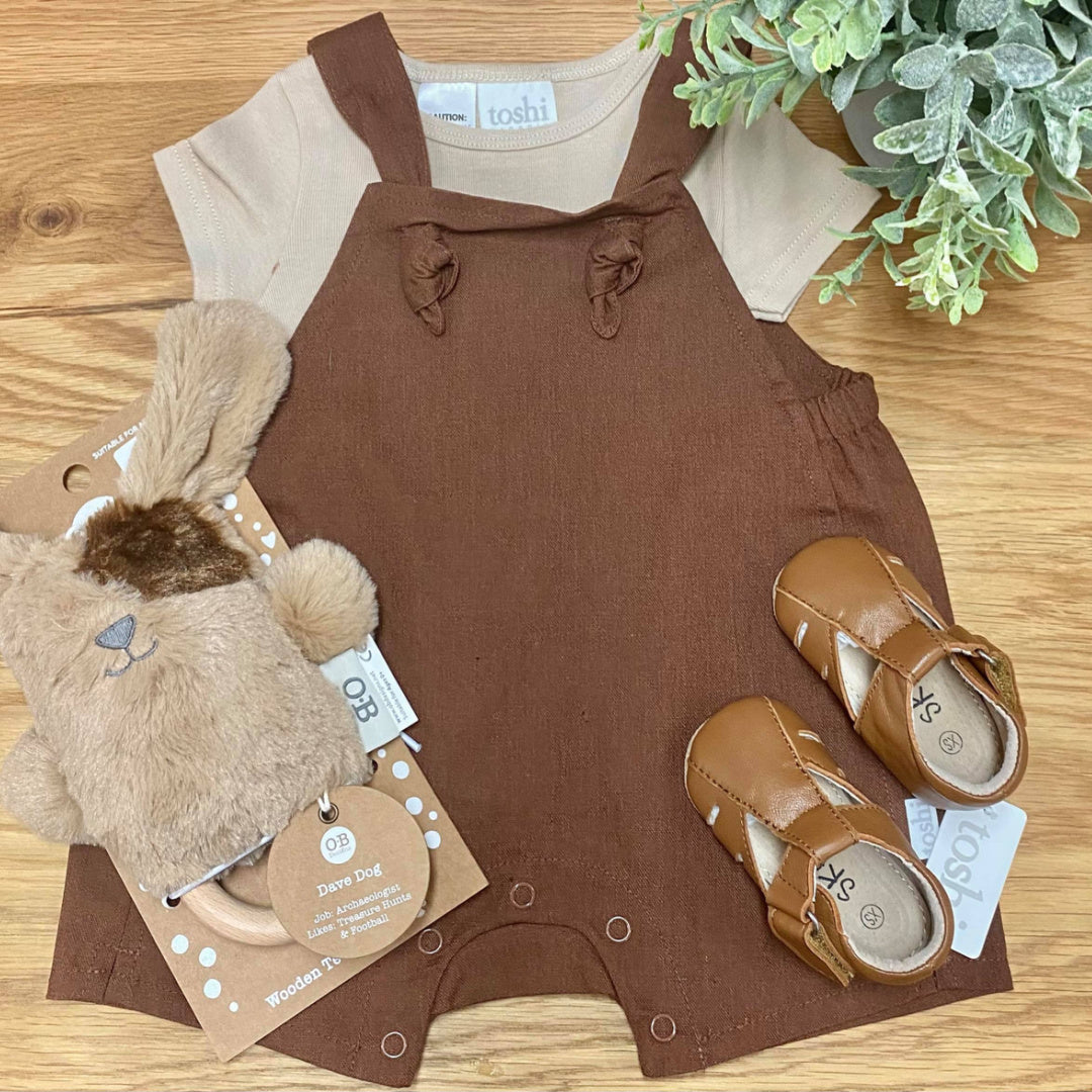 TOSHI DREAMTIME ORGANIC SHORT SLEEVE TEE - ALMOND