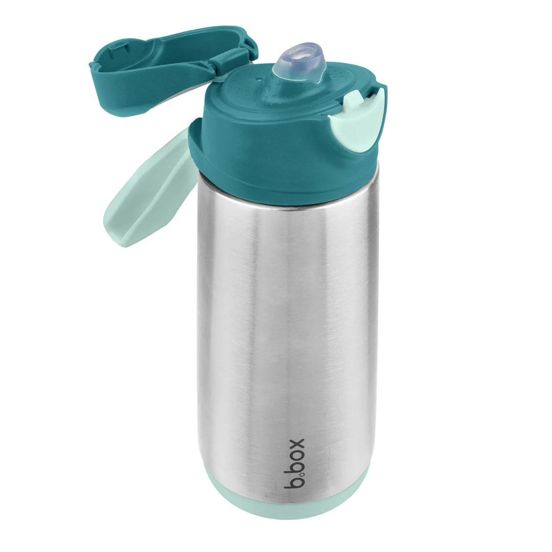 B.BOX INSULATED SPORT SPOUT DRINK BOTTLE 500ML - EMERALD FOREST