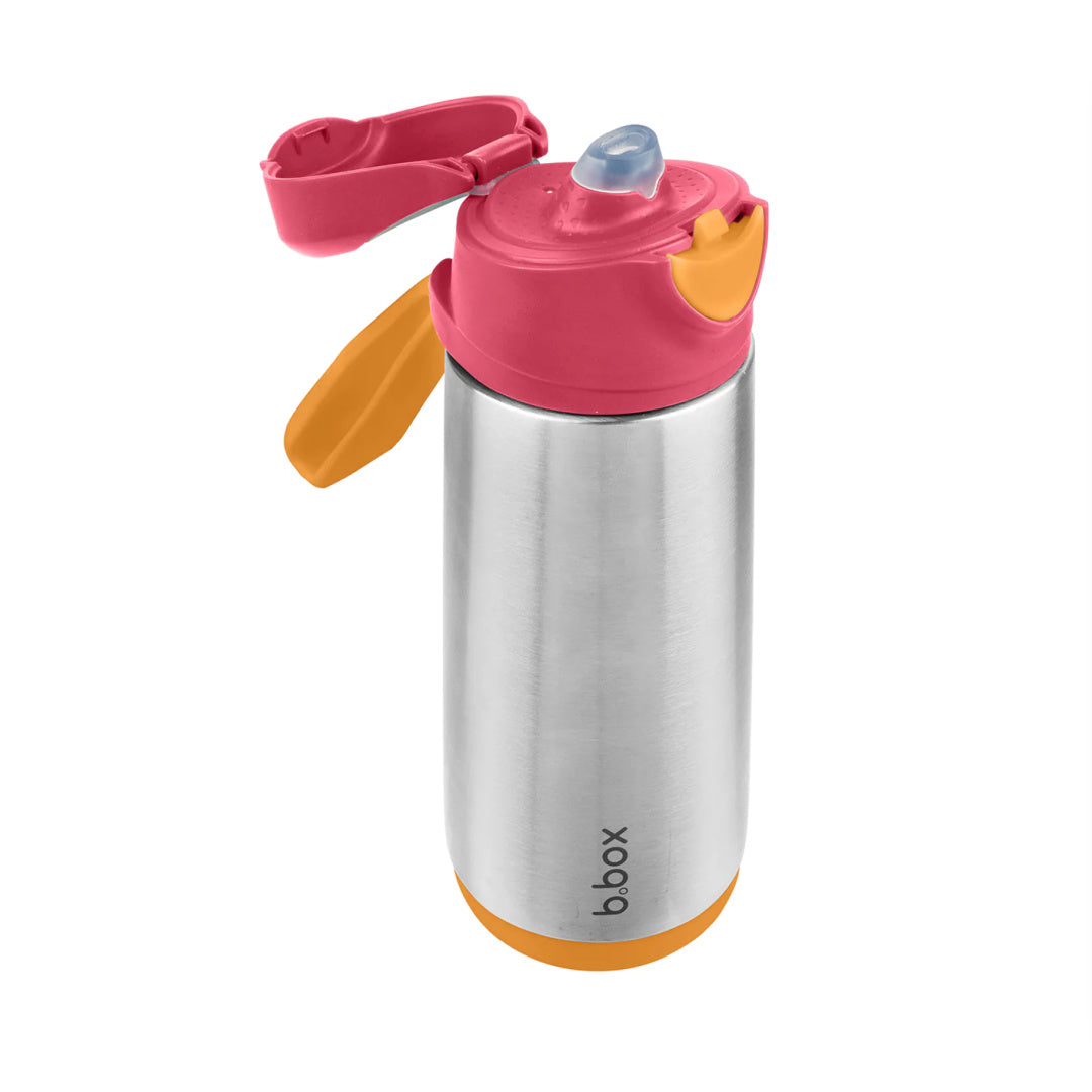 B.BOX INSULATED SPORT SPOUT DRINK BOTTLE 500ML - STRAWBERRY SHAKE