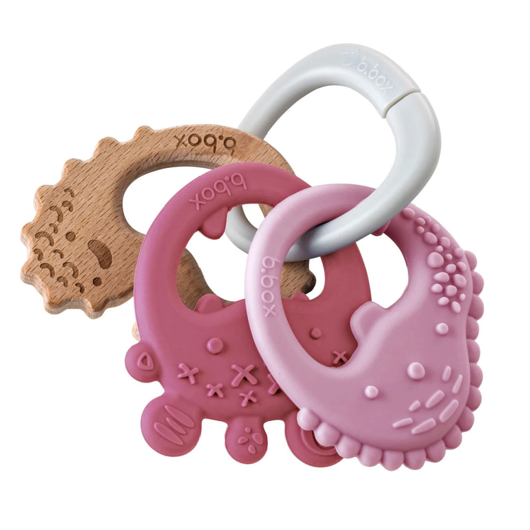 B.BOX TRIO TEETHER  (BLUSH)