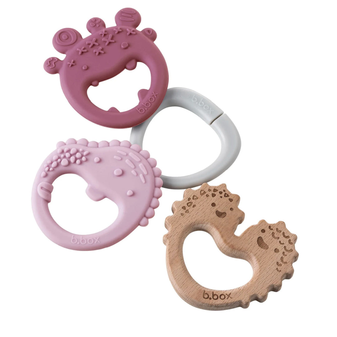 B.BOX TRIO TEETHER  (BLUSH)