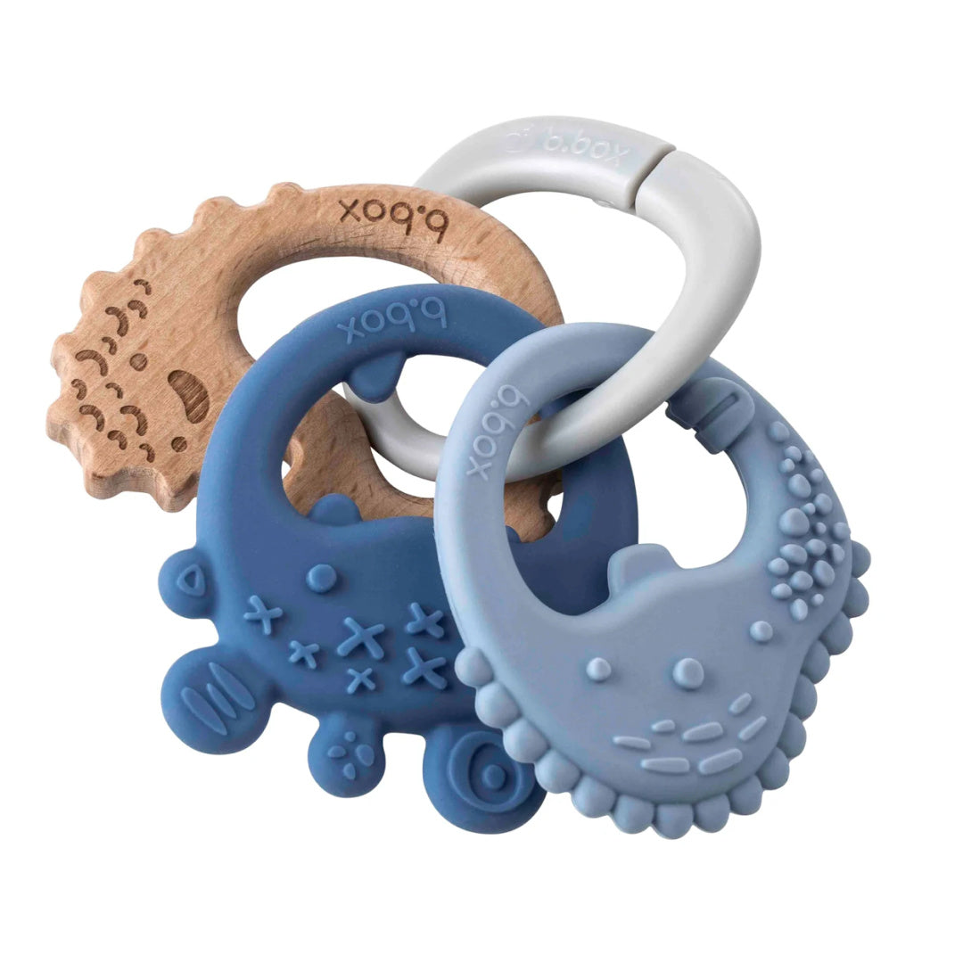 B.BOX TRIO TEETHER  (LULLABY BLUE)