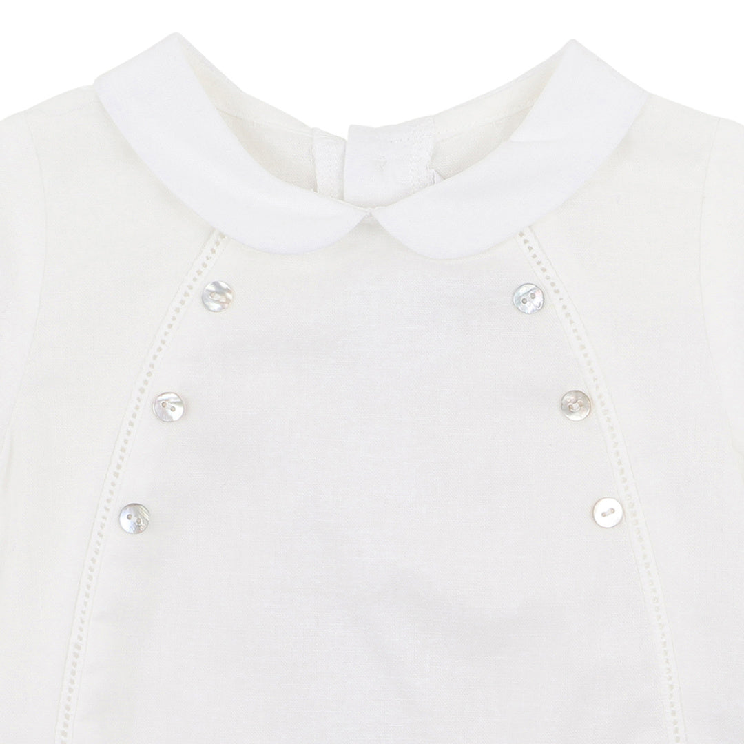 BEBE EDWARD SMART ROMPER - IVORY