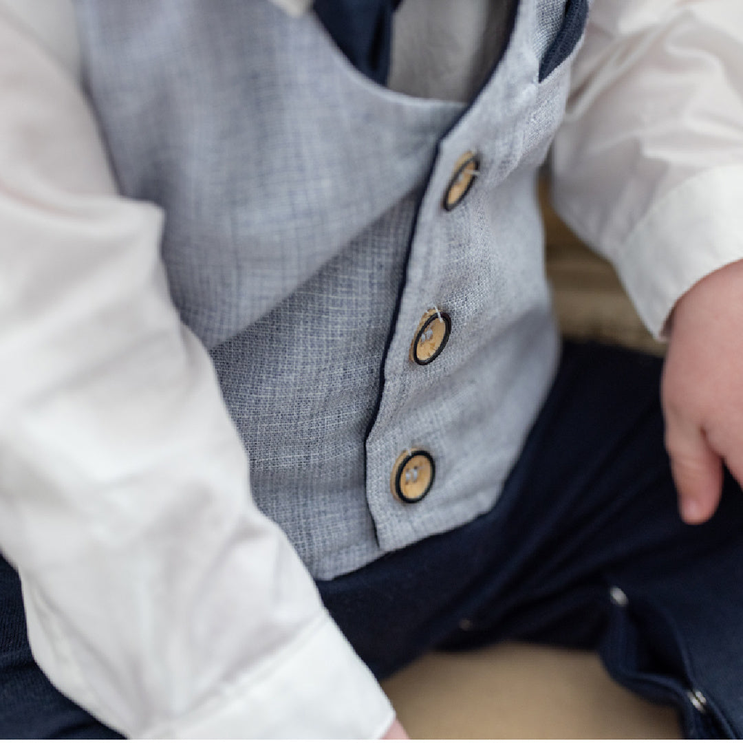 BEBE ALBERT GENTLEMAN ROMPER