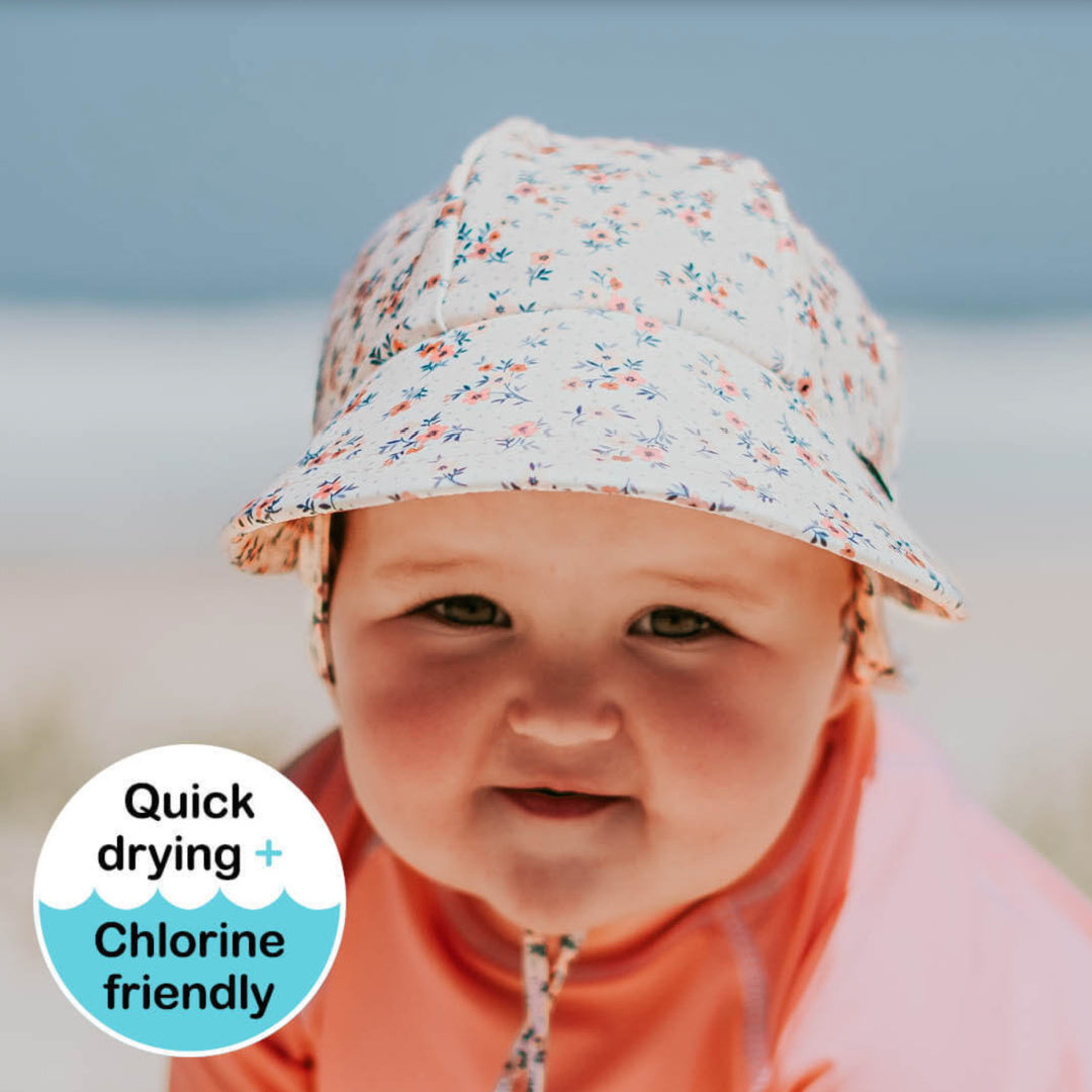 BEDHEAD BABY LEGIONNAIRE SWIM HAT - FLORAL