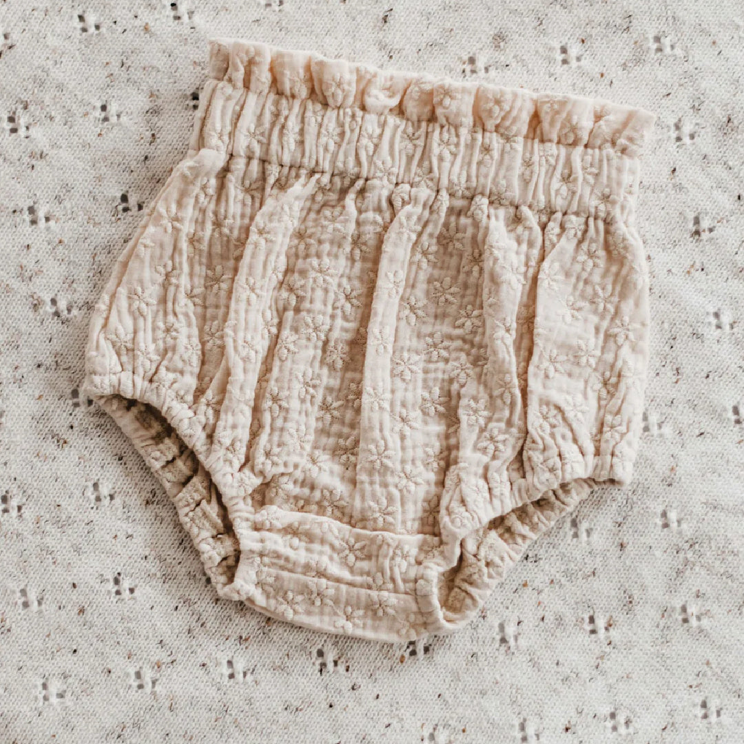 BENCER &amp; HAZELNUT EMBROIDERED DAISY BLOOMERS