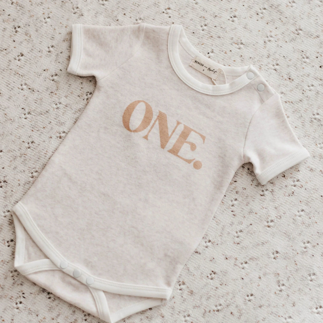 BENCER &amp; HAZELNUT ONE BODYSUIT