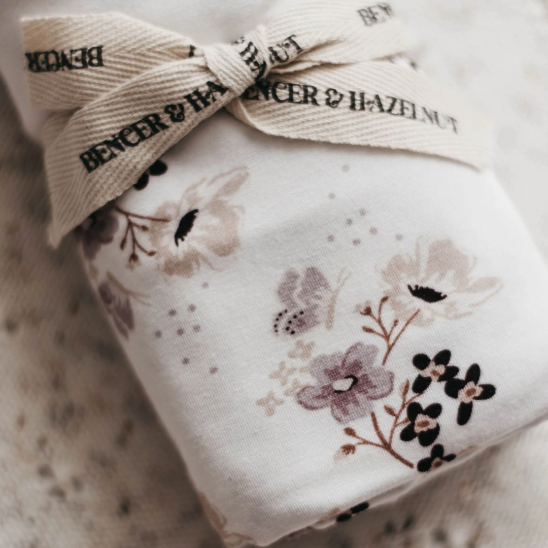 BENCER & HAZELNUT POSY JERSEY BAMBOO WRAP