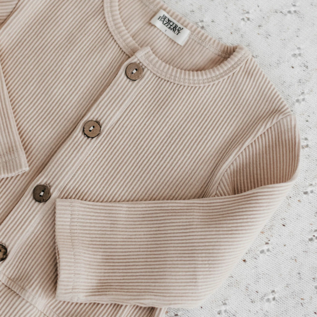 BENCER & HAZELNUT RIBBED CARDY - HAZELNUT