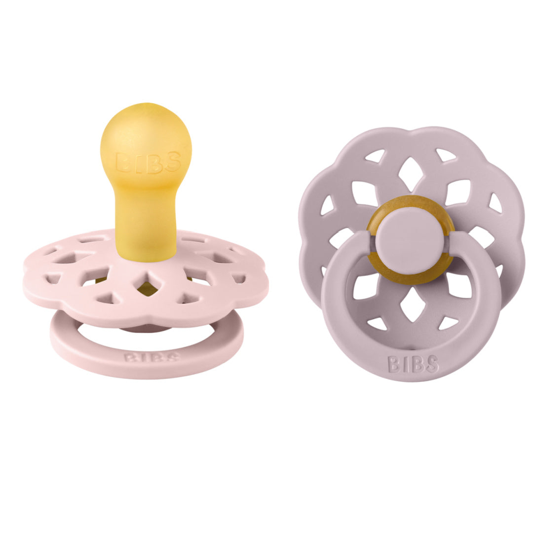 BIBS COLOUR 'BOHEME' DUMMY | 2 PACK - BLOSSOM / DUSKY LILAC