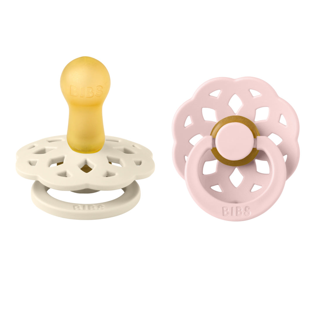 BIBS COLOUR 'BOHEME' DUMMY | 2 PACK - IVORY / BLOSSOM
