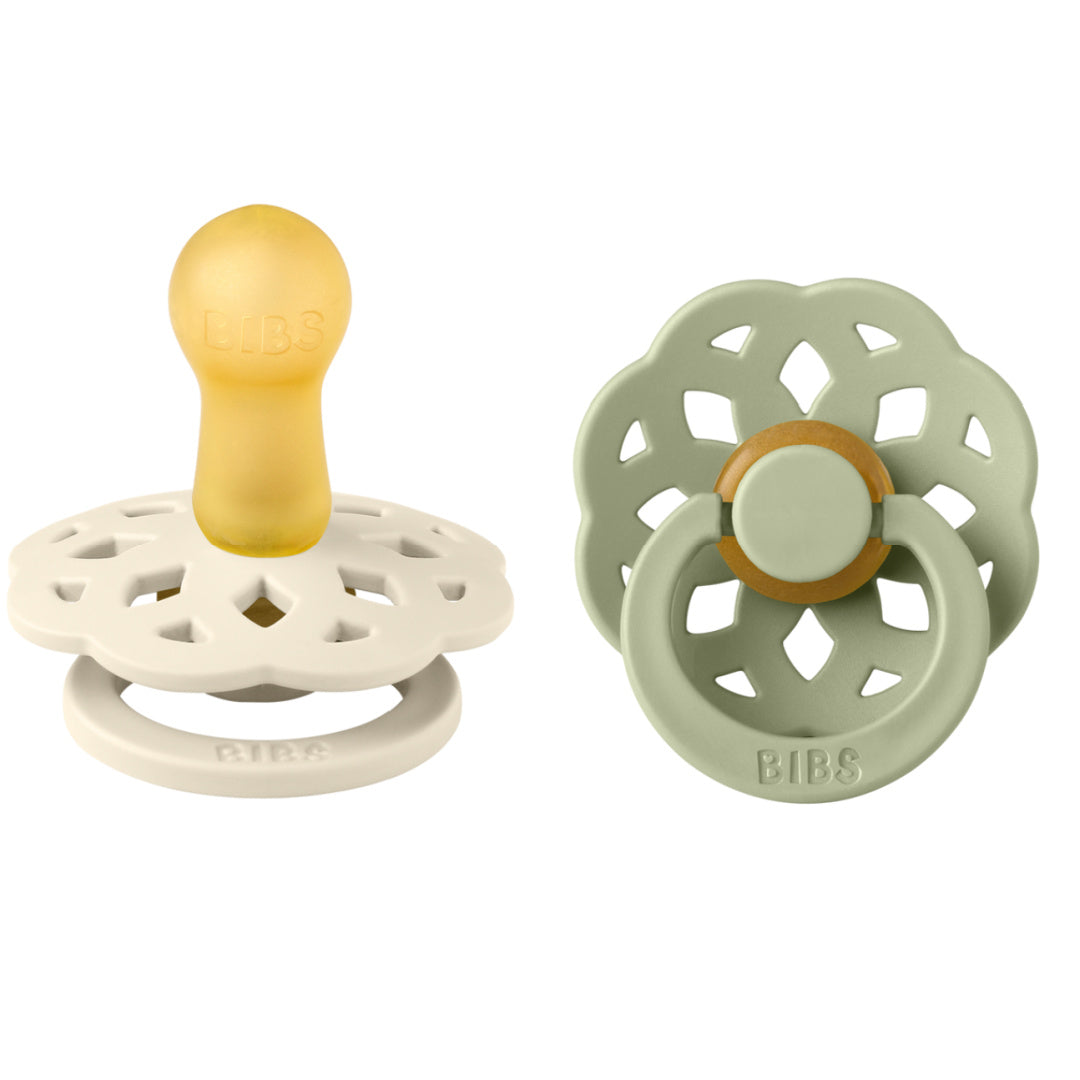 BIBS COLOUR &#39;BOHEME&#39; DUMMY | 2 PACK - IVORY / SAGE