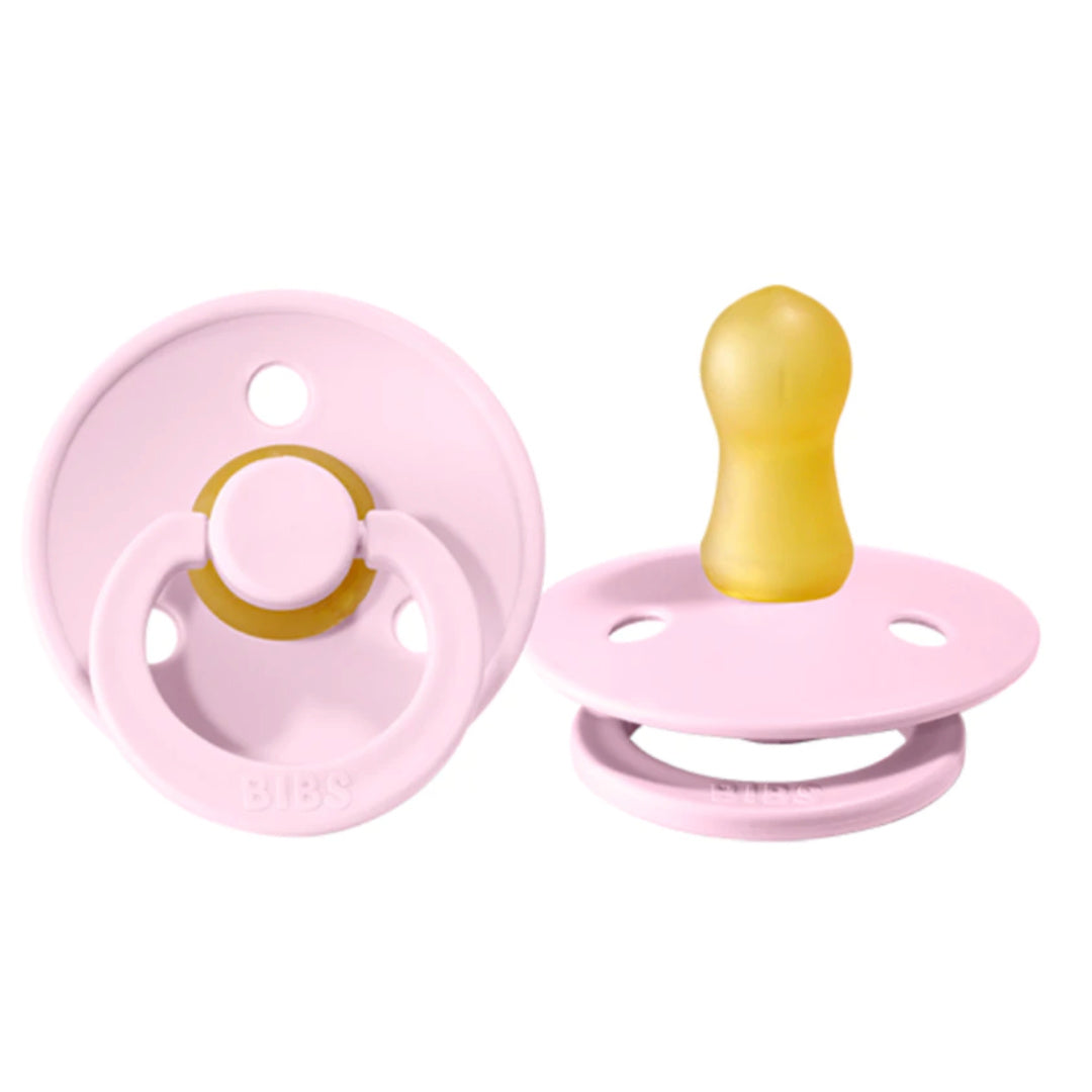 BIBS COLOUR DUMMY | 2 PACK - BABY PINK