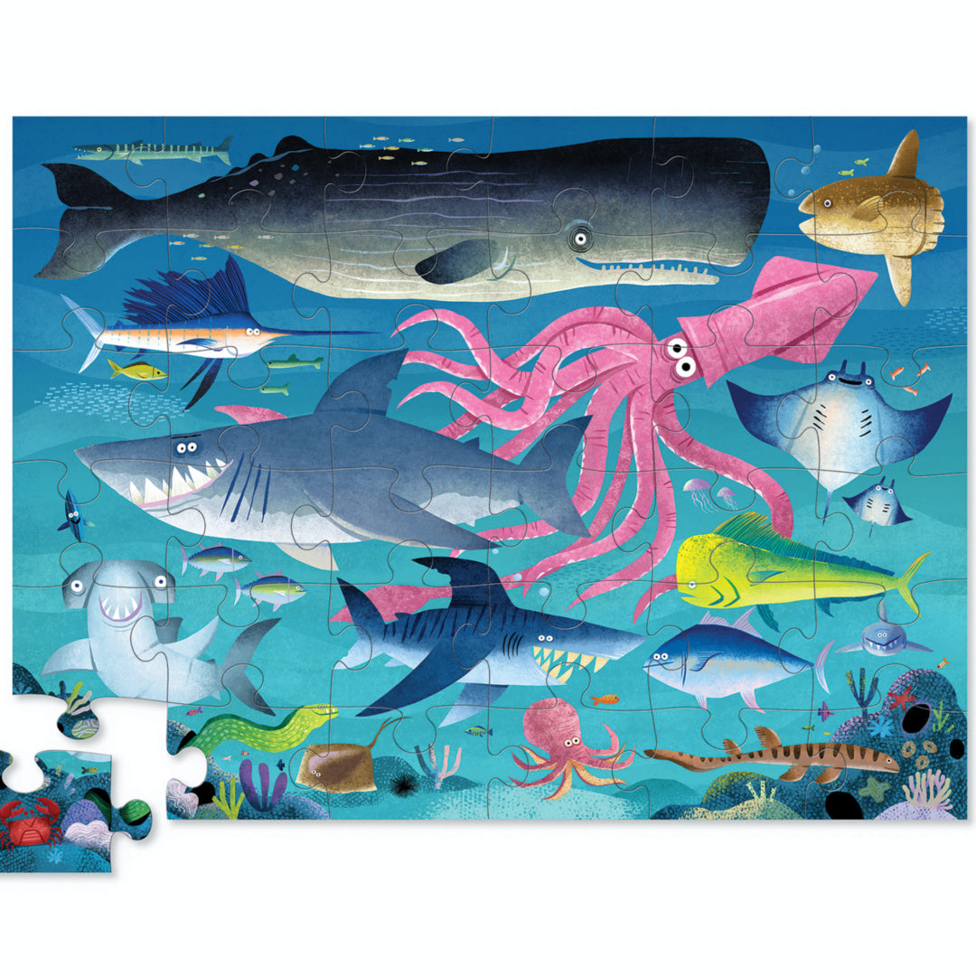 CROCODILE CREEK CLASSIC FLOOR PUZZLE 36PCE - SHARK REEF