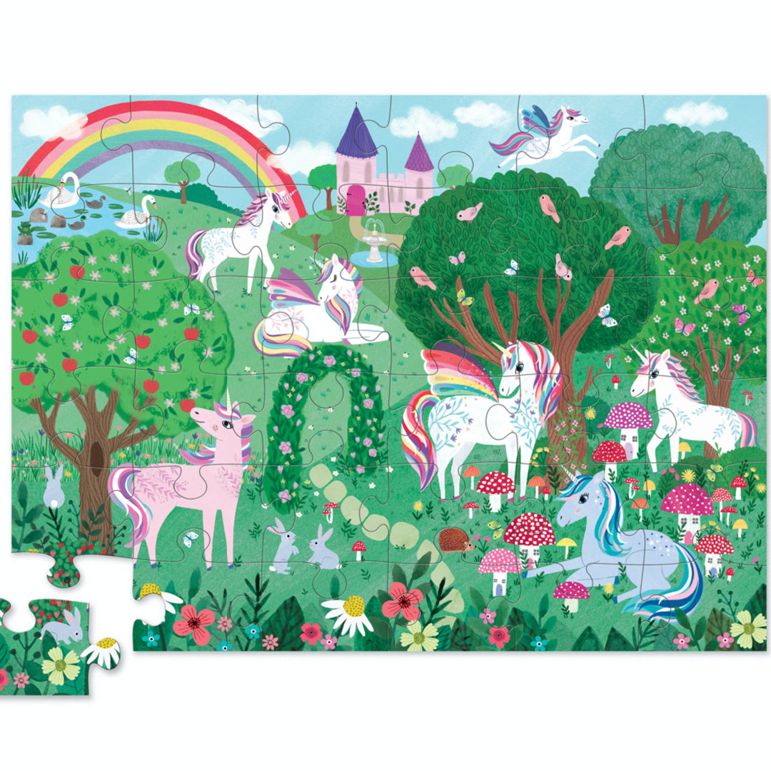 CROCODILE CREEK CLASSIC FLOOR PUZZLE 36PCE - UNICORN DREAMS
