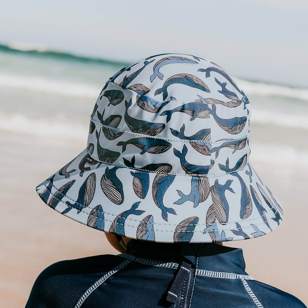 BEDHEAD KIDS UPF50+ SWIM BUCKET HAT - WHALE