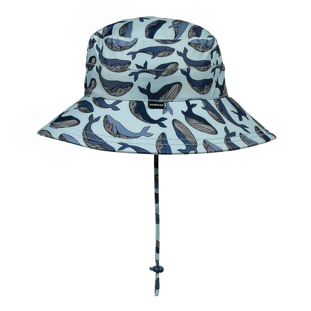 BEDHEAD KIDS UPF50+ SWIM BUCKET HAT - WHALE