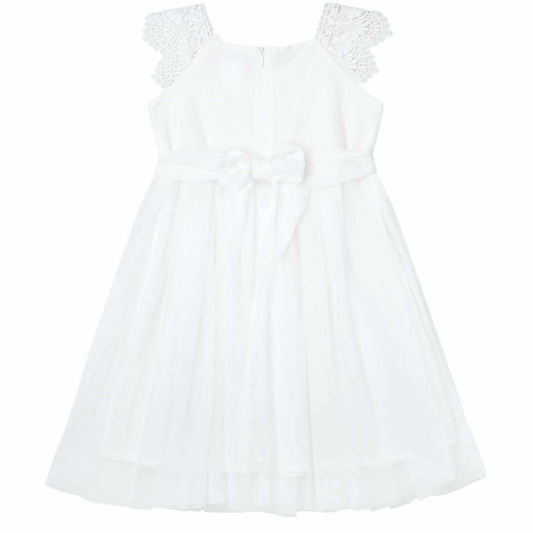 DESIGNER KIDZ ANGIE LACE BODICE DRESS