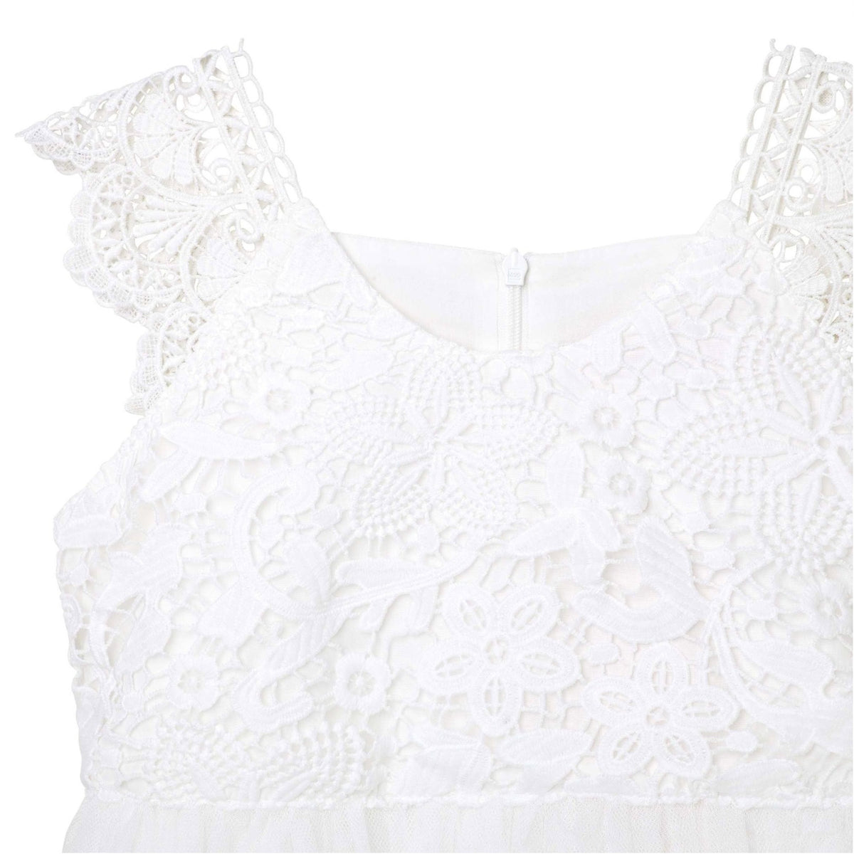 DESIGNER KIDZ ANGIE LACE BODICE DRESS