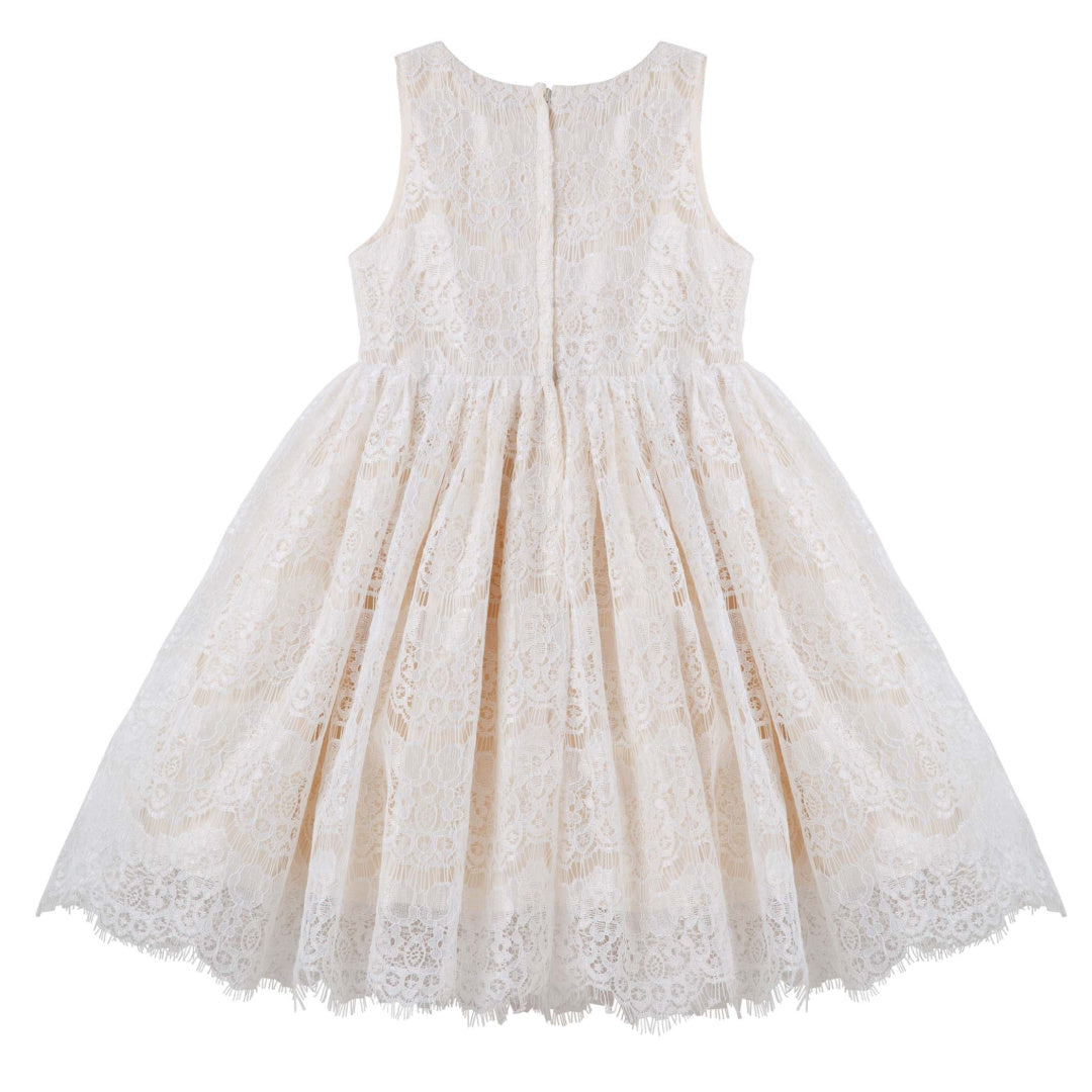 DESIGNER KIDZ LILLIAN ANTIQUE LACE DRESS